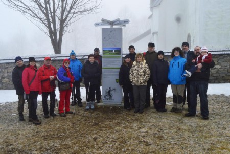 Výlet na Geografický stred Európy 28.2.2015.